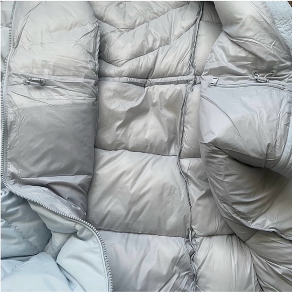 NWT Calvin Klein Long Light Blue Puffer Coat – XL - Picture 12 of 13